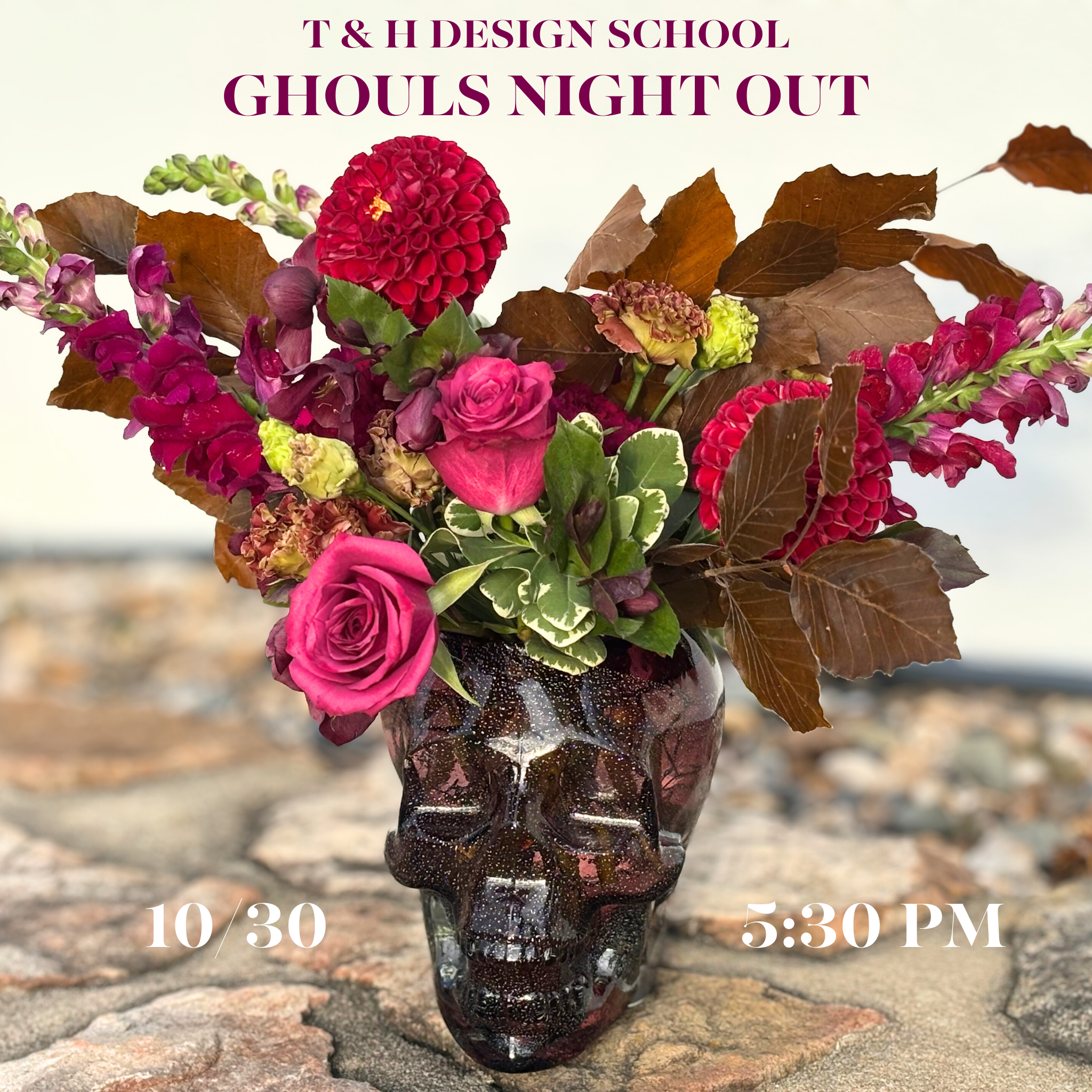 T&H Design School: Ghouls Night Out (10/30, 5:30pm)
