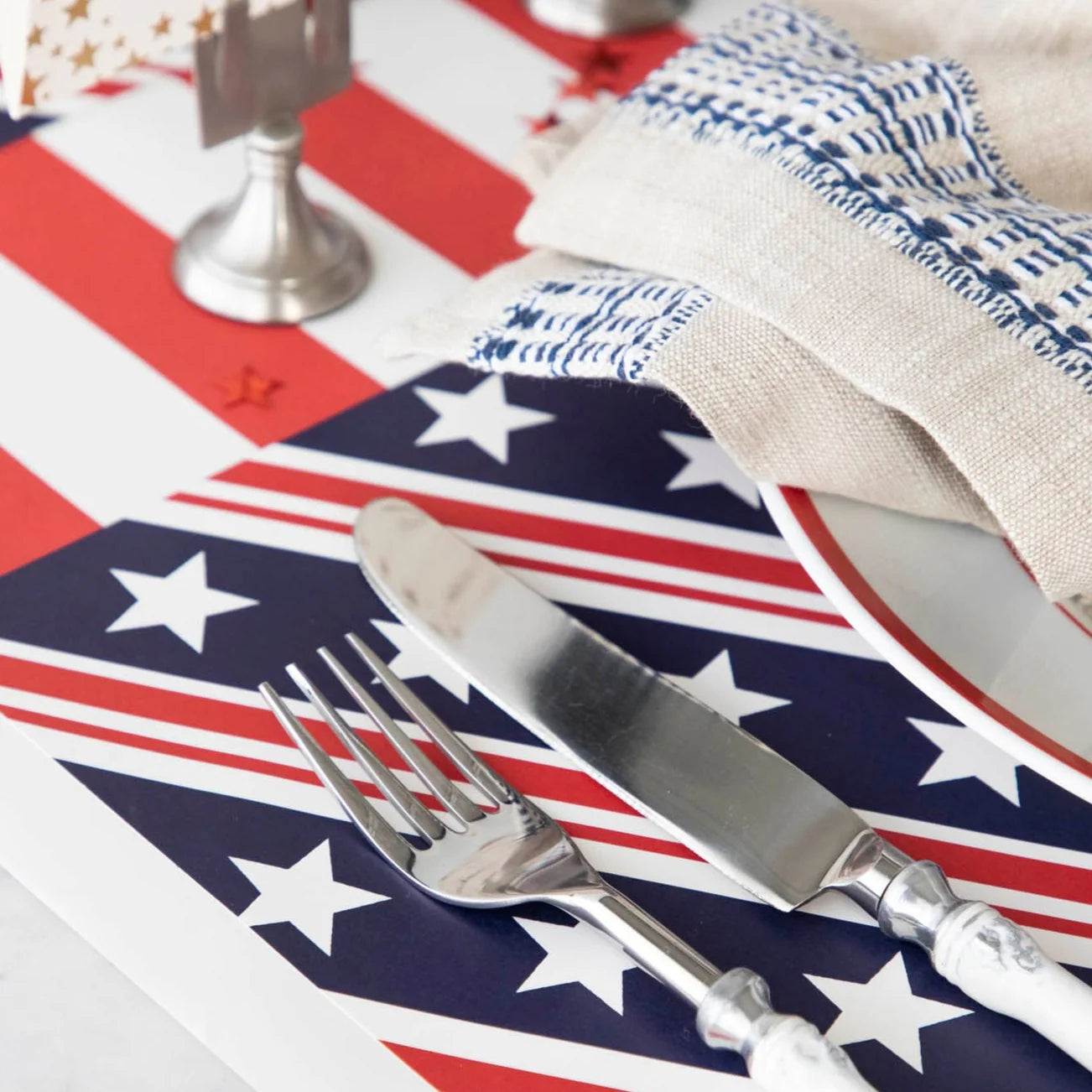 Stars and Stripes Paper Placemats