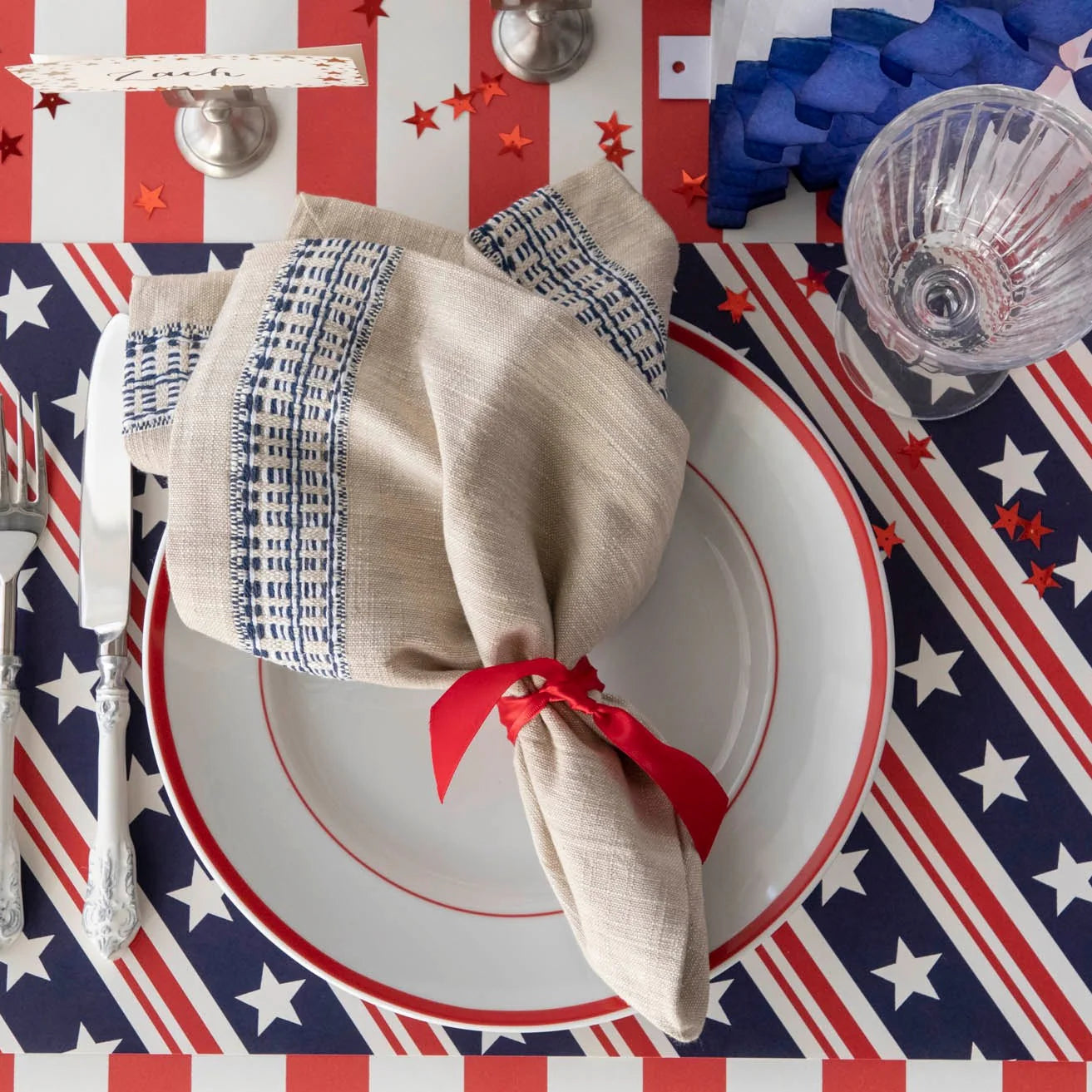 Stars and Stripes Paper Placemats