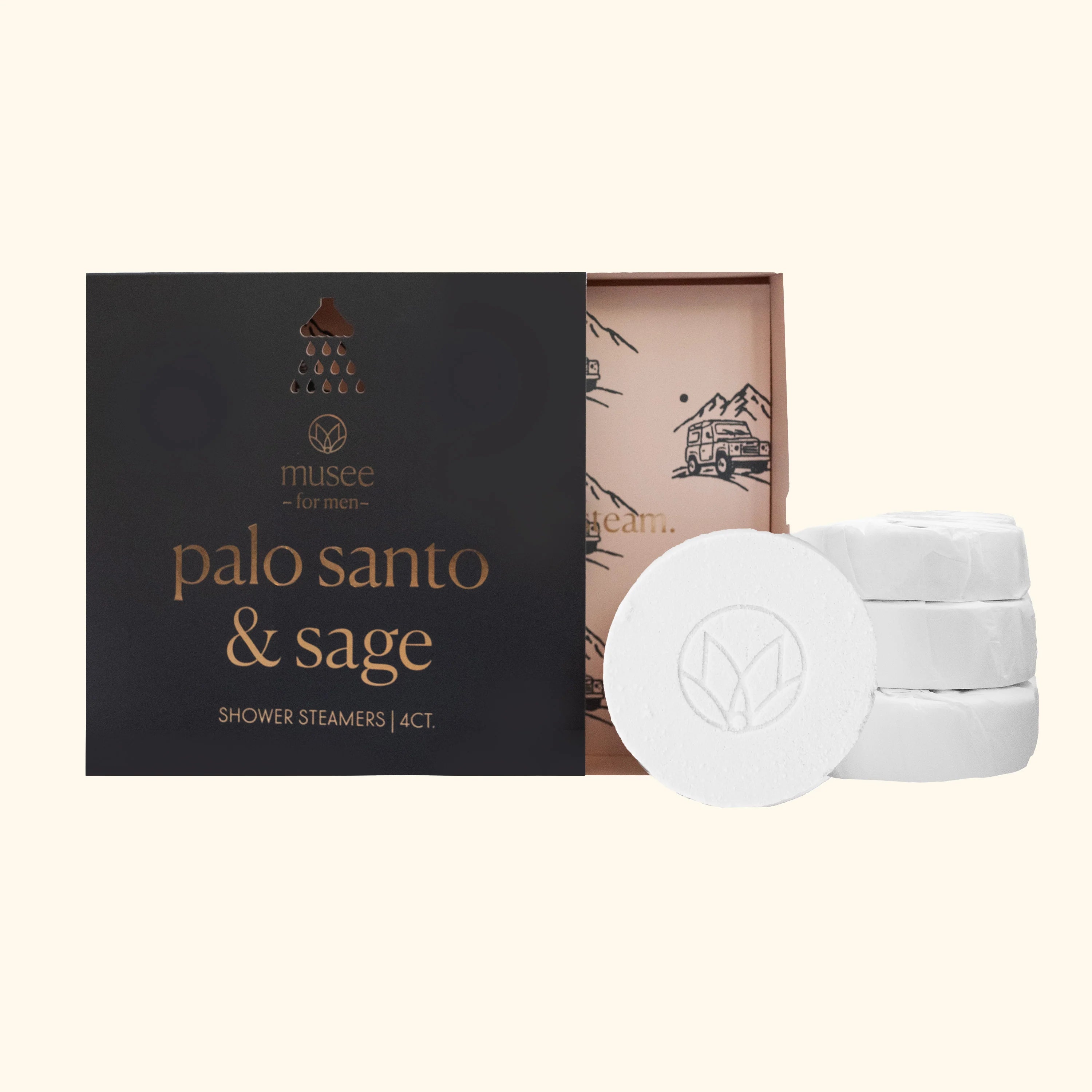 Musee for Men - Palo Santo & Sage Shower Steamer