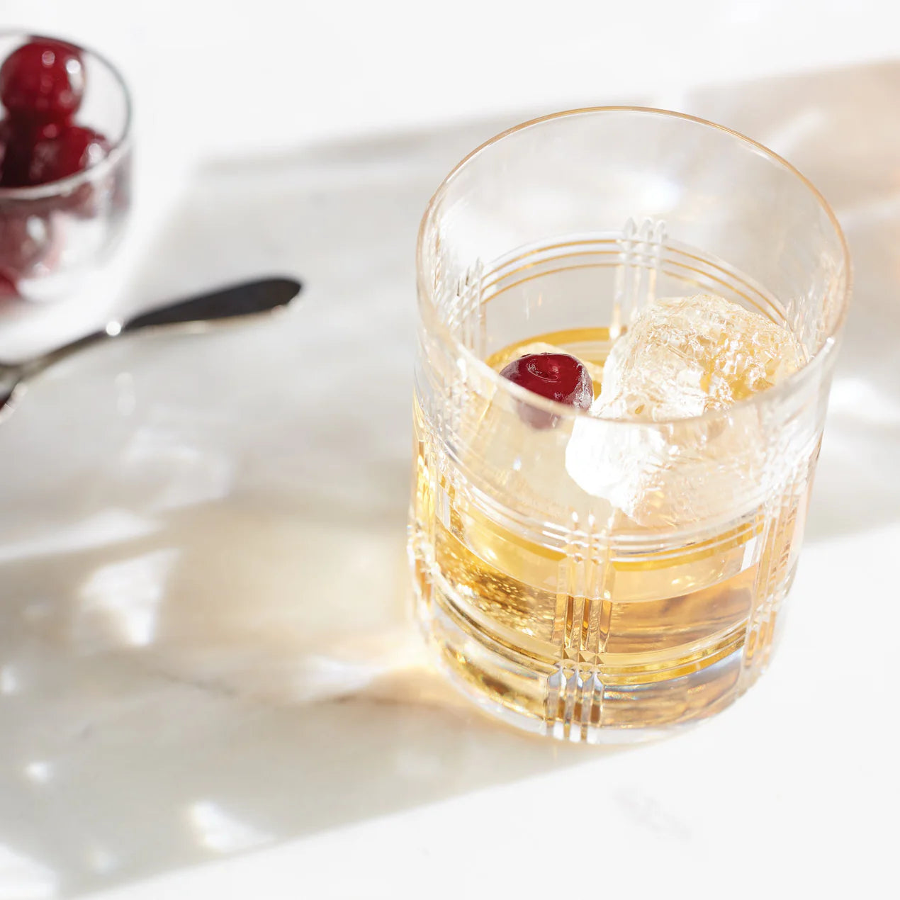 Reed and Barton Hudson Crystal Double Old Fashioned Glasses, Set of 4