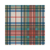 Caspari Dress Stewart Tartan Paper Napkins