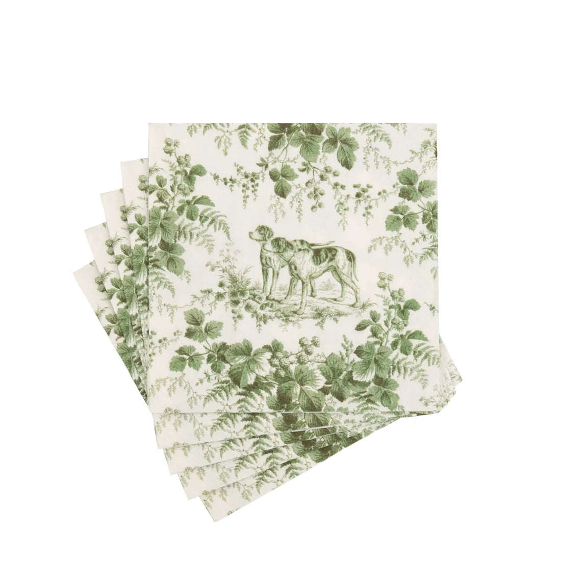 Hunting Toile Evergreen Napkins