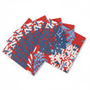 Chrysanthemum Red/White/Blue Napkins