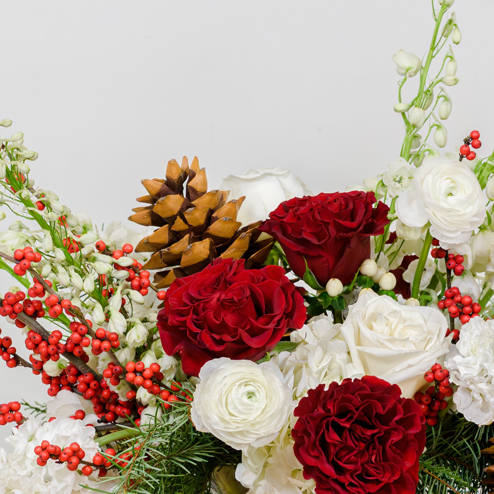Designer's Choice Arrangement - Red and White