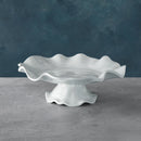 Havana Pedestal Cake Plate White