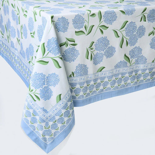 Hydrangea Print Tablecloth