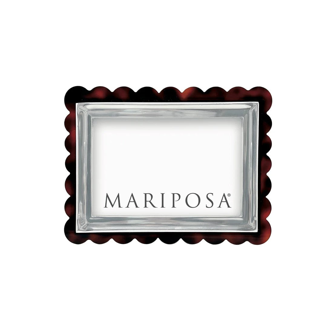 Mariposa Scalloped Frame - Tortoise