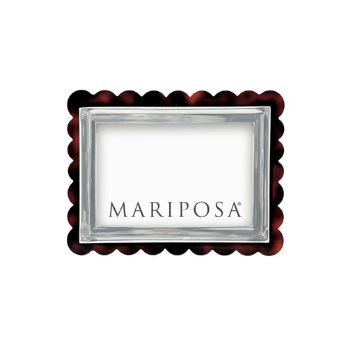Mariposa Scalloped Frame - Tortoise