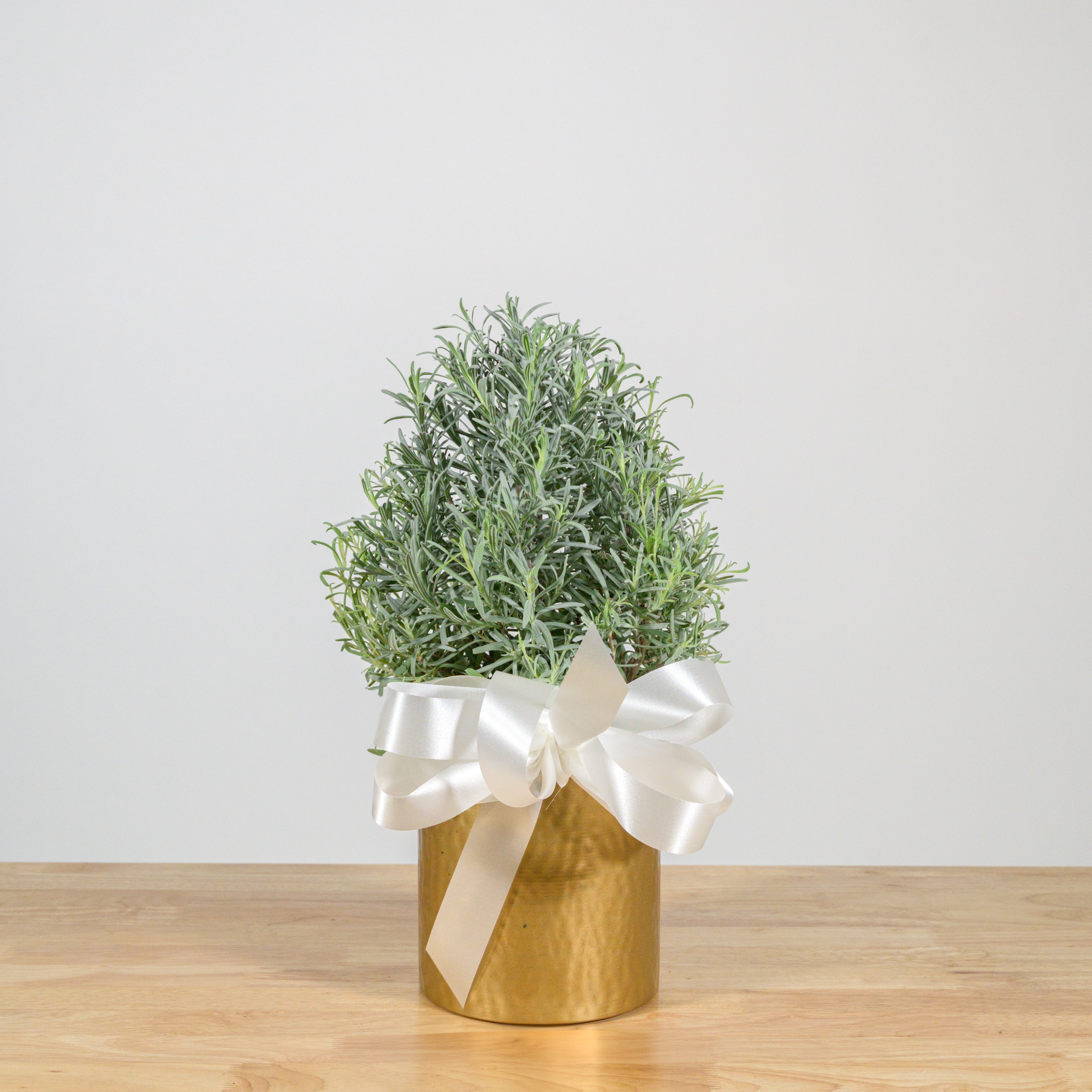 Lavender Christmas Tree 6"