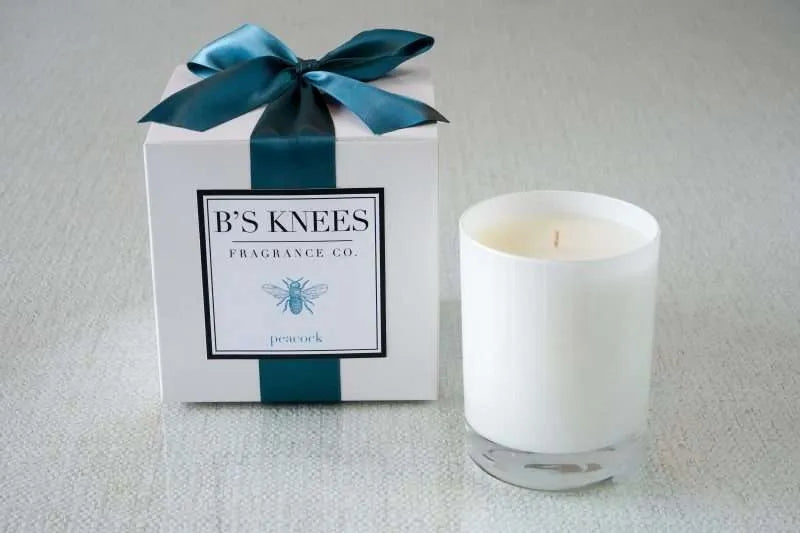 B's Knees Peacock Candle