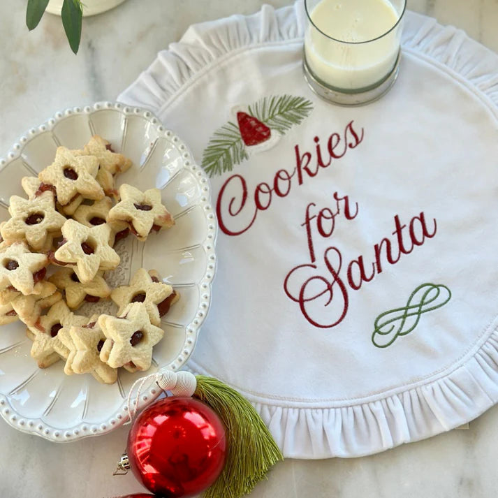 Cookies for Santa Velvet Placemat