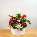 Holiday English Garden Basket