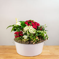 Holiday English Garden Basket