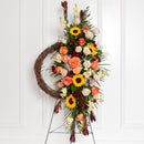 Autumn's Embrace Wreath Easel