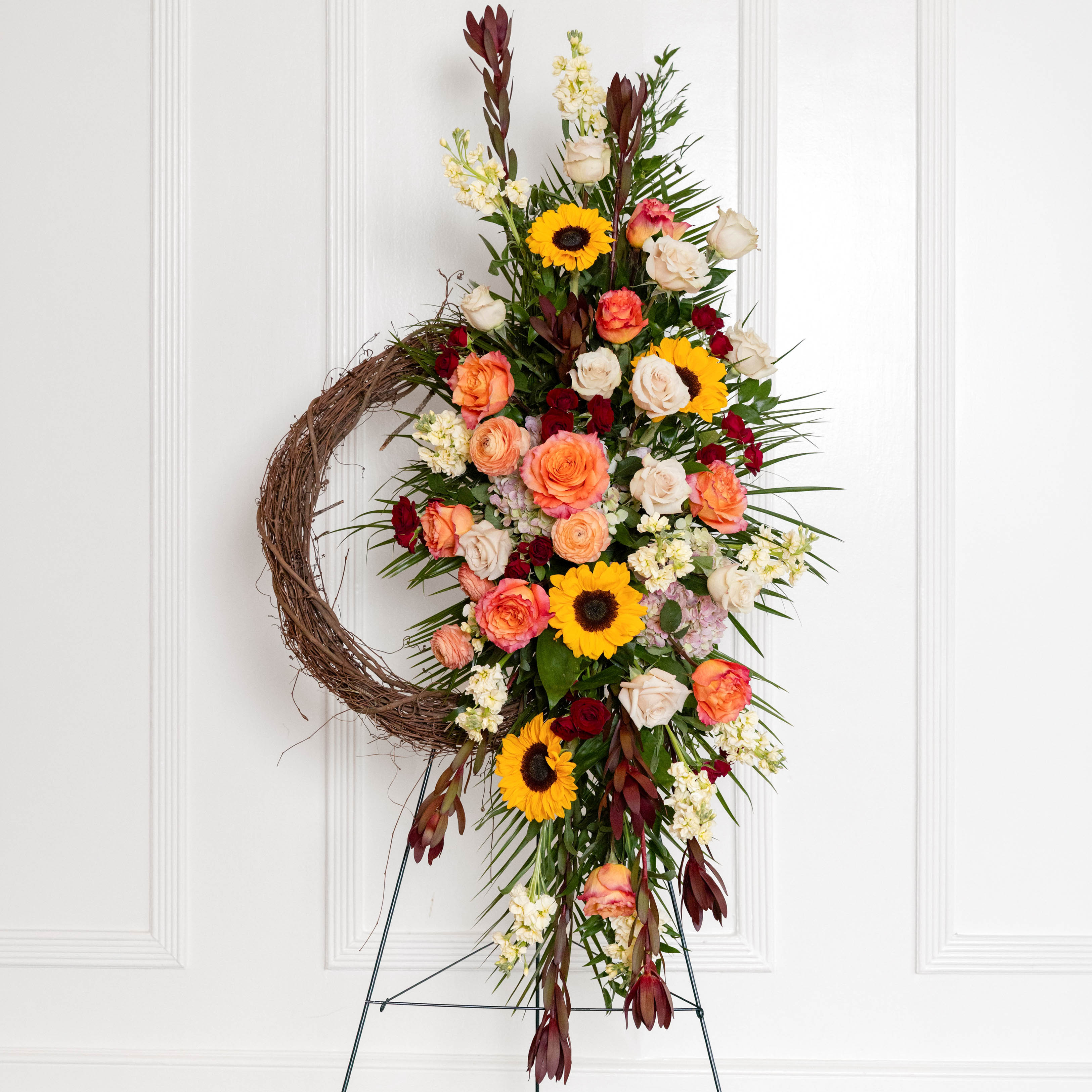 Autumn's Embrace Wreath Easel