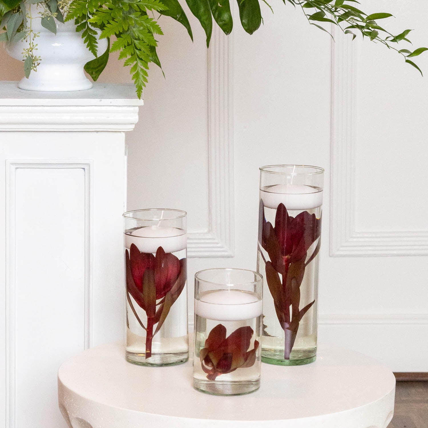 Floating Candle Set - Safari Sunset Petals