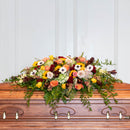 Autumn's Embrace Casket Spray