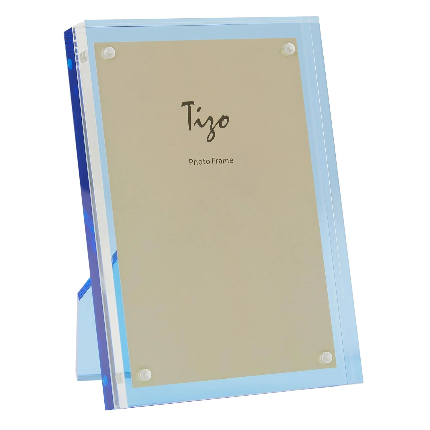 Acrylic Lucite Picture Frame (Blue)