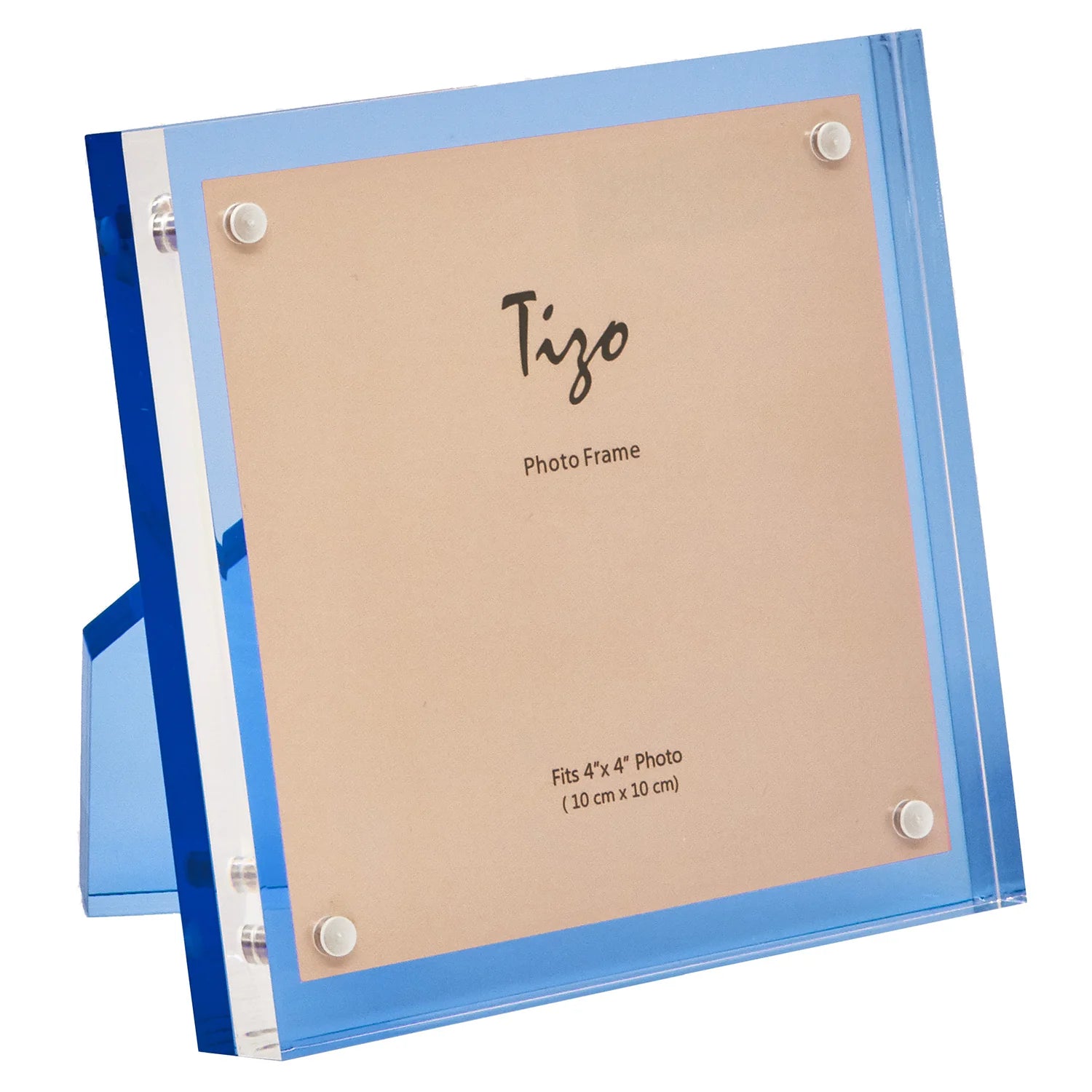 Acrylic Lucite Picture Frame (Blue)