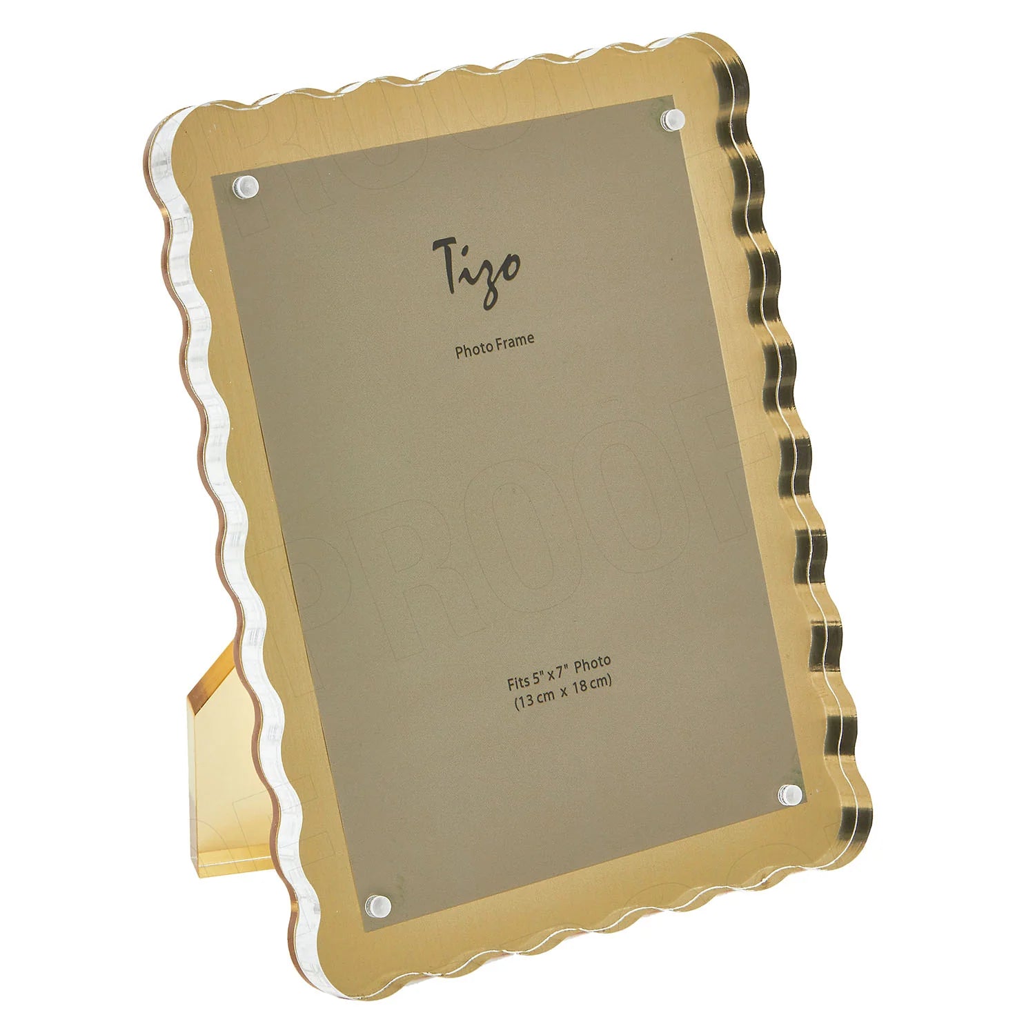 Tizo Photo Frame - Gold Waves