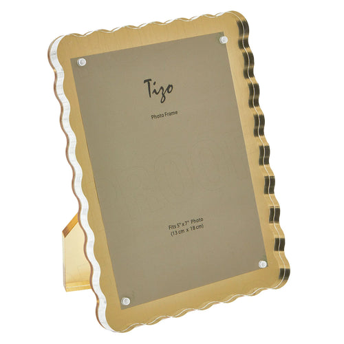 Tizo Photo Frame - Gold Waves