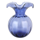 Vietri Hibiscus Glass Blue Vase