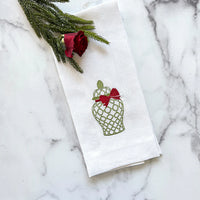 Holiday Ginger Jar Linen Towel