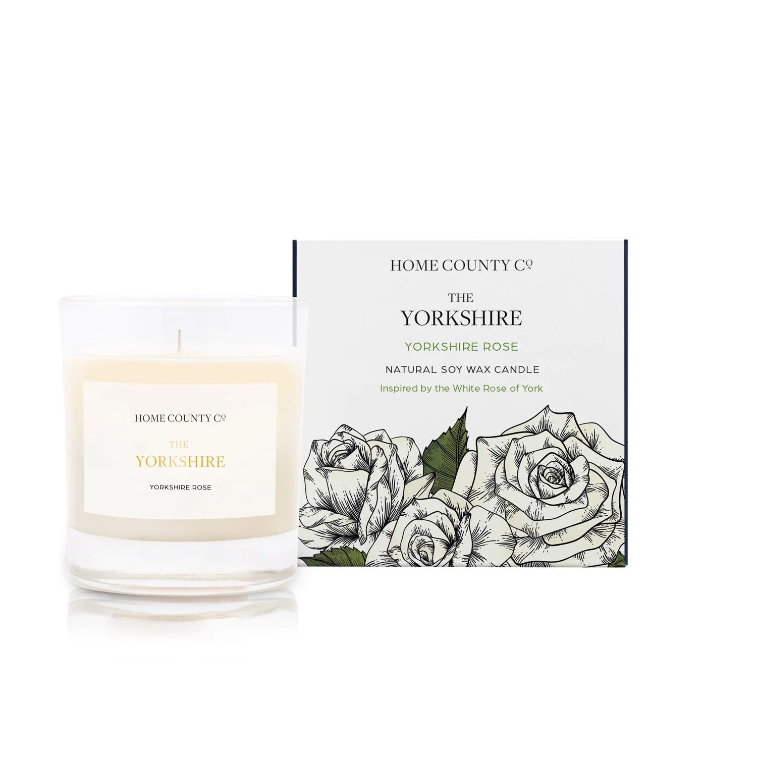 The Yorkshire - Yorkshire Rose Soy Wax Candle