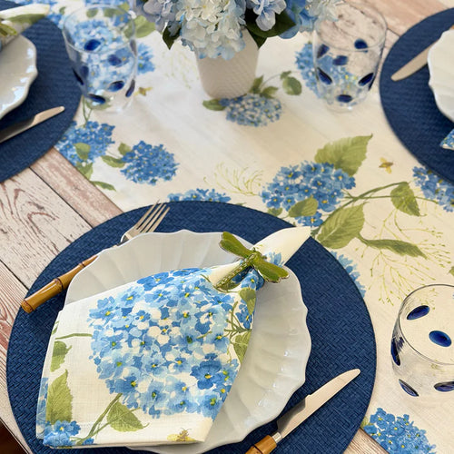 Bodrum Hydrangea Table Linens
