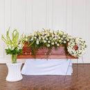 White Elegance Wreath Easel