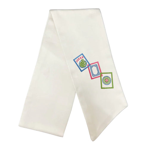 Mahjong Wreath Sash