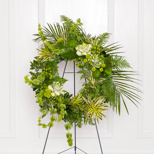 Quiet Renewal Wreath Easel