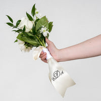 Monogrammed Ribbon for Nosegays