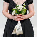 Monogrammed Ribbon for Nosegays