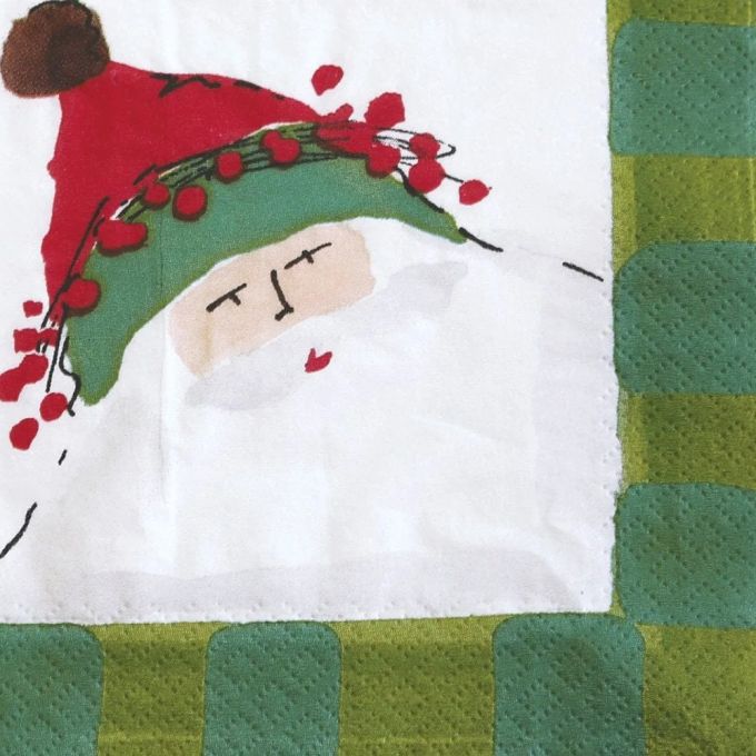Old St. Nick 2025 Cocktail Napkins by Vietri