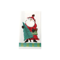 Old St. Nick Paper Guest Towels - Green / 16pk by Vietri