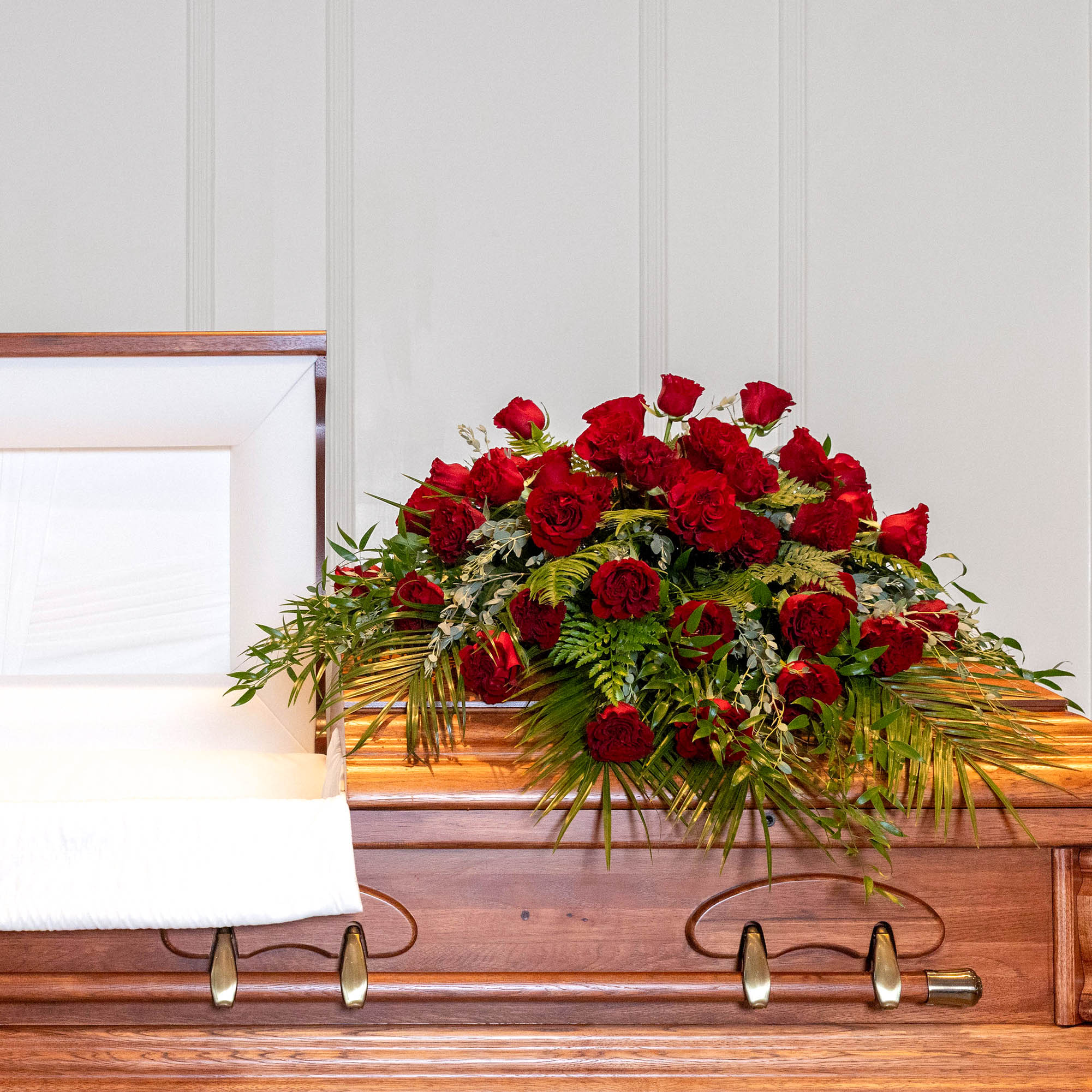 Our Hearts Forever Casket Spray