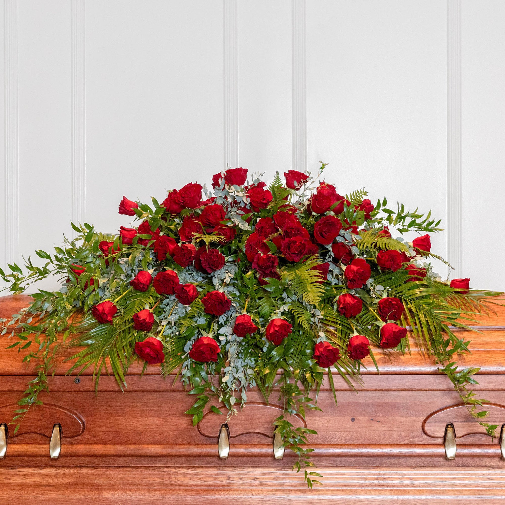 Our Hearts Forever Casket Spray