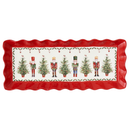 Ruffled Edge Holiday Tray