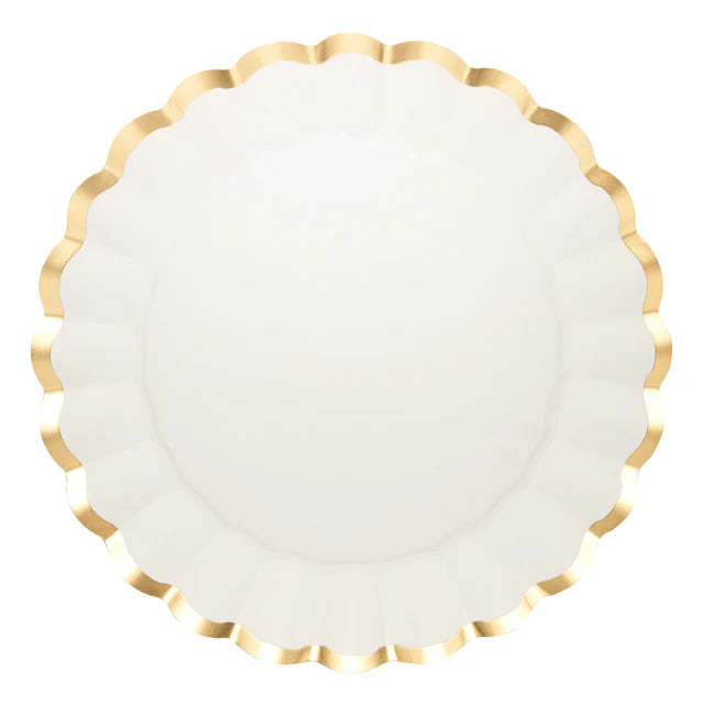 Scalloped Charger Plates/8pk