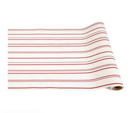 Hester & Cook Paper Table Runner - Antique Red Stripe