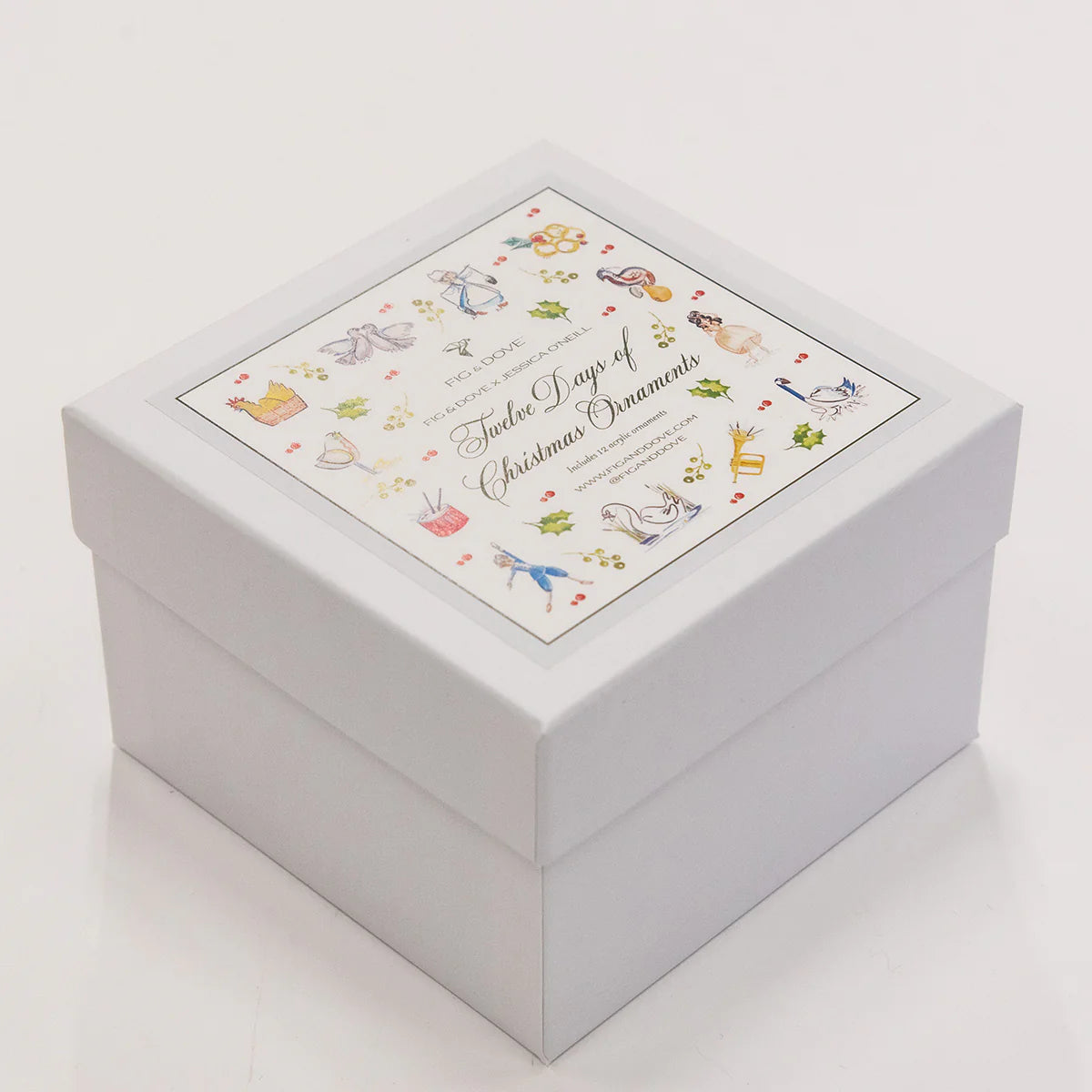 Twelve Days of Christmas Acrylic Ornaments by Jessica O'Neill