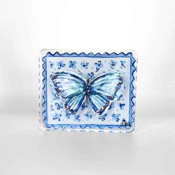 Blue Butterfly Figurine