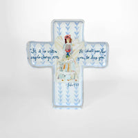 Angels Cross Figurine