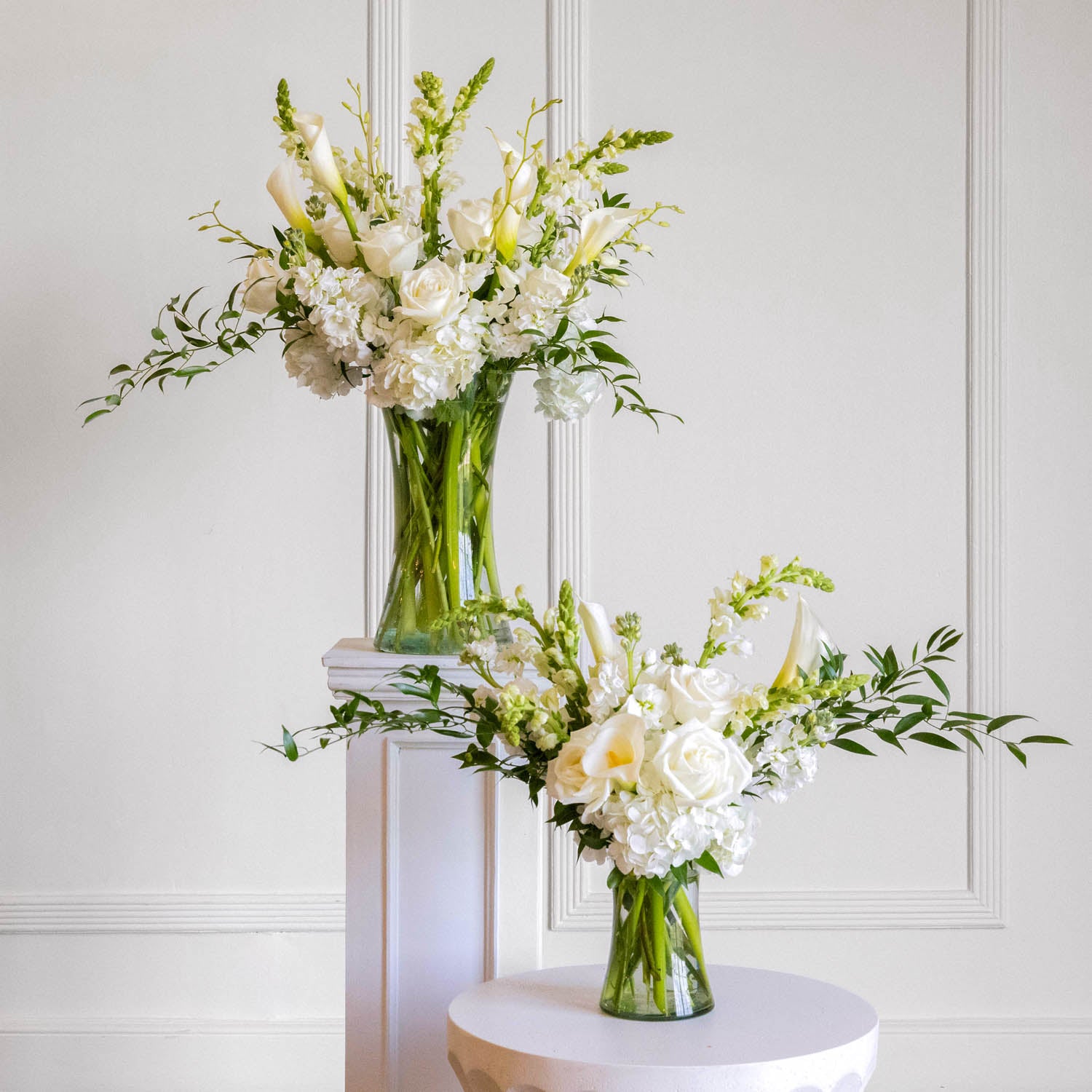 Peaceful Purity Vase Arrangement