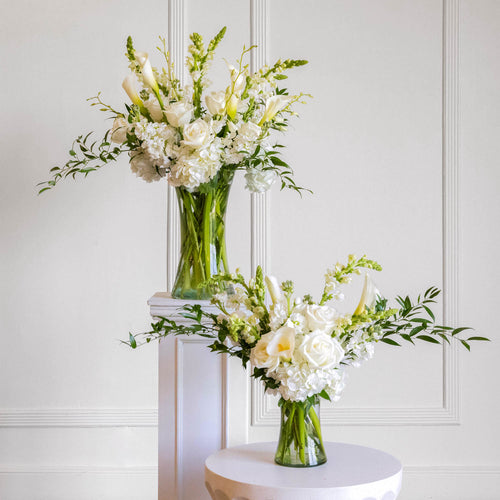 Peaceful Purity Vase Arrangement