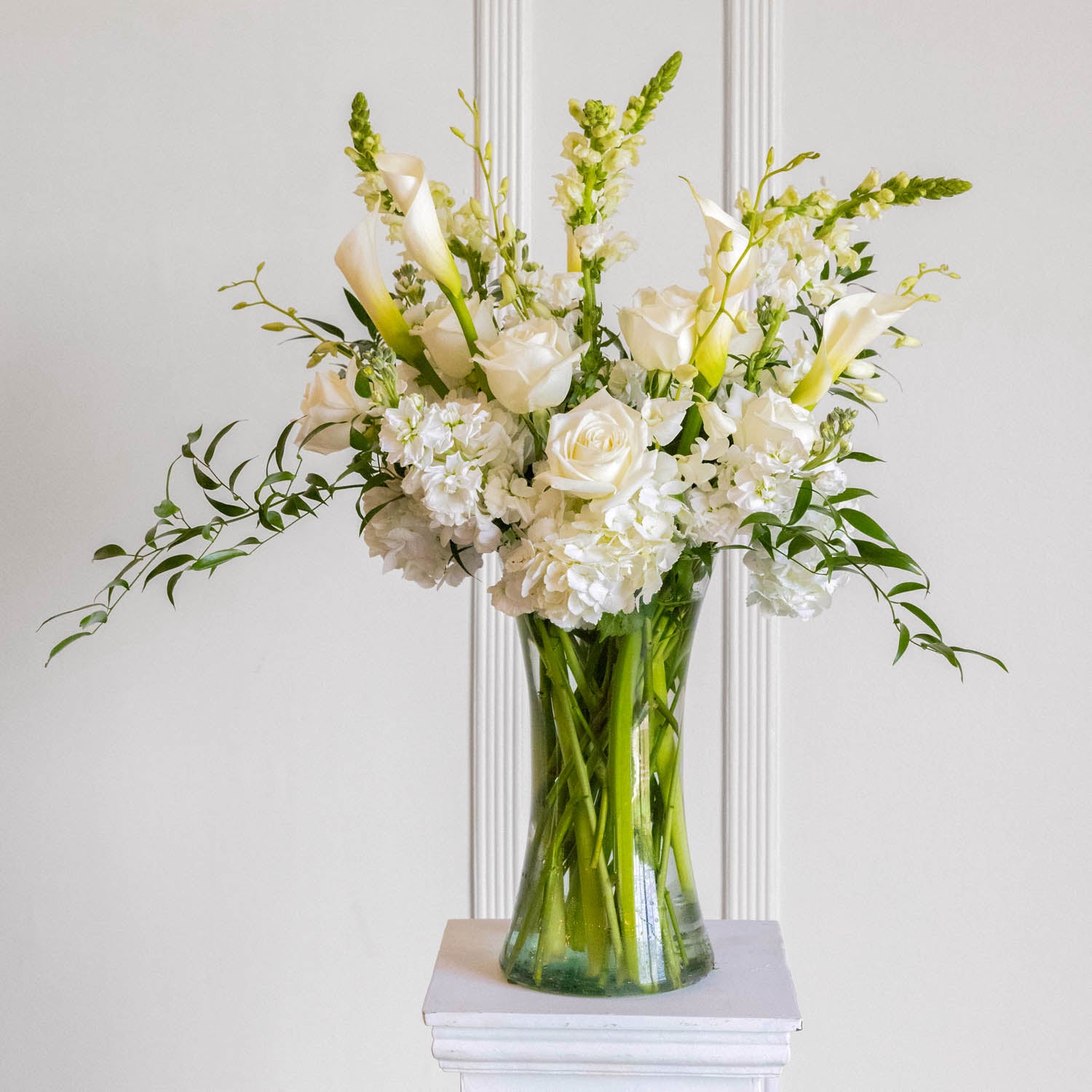 Peaceful Purity Vase Arrangement