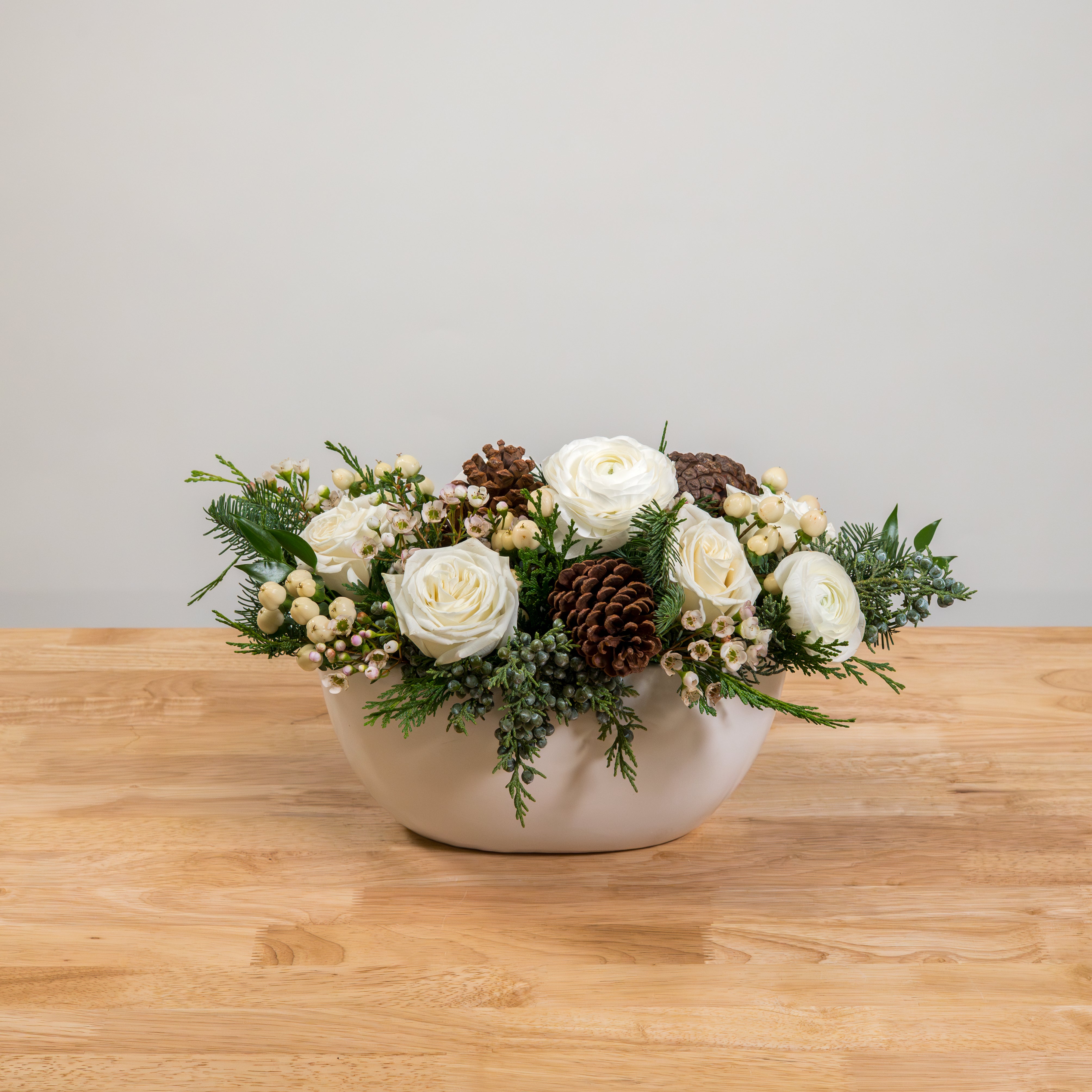 Powdered Pines Centerpiece