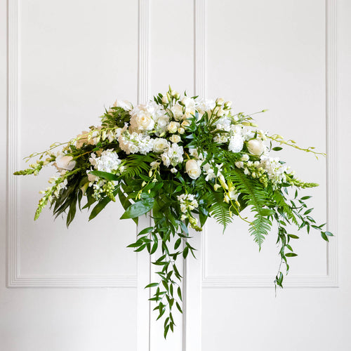 Peaceful Purity Casket Spray